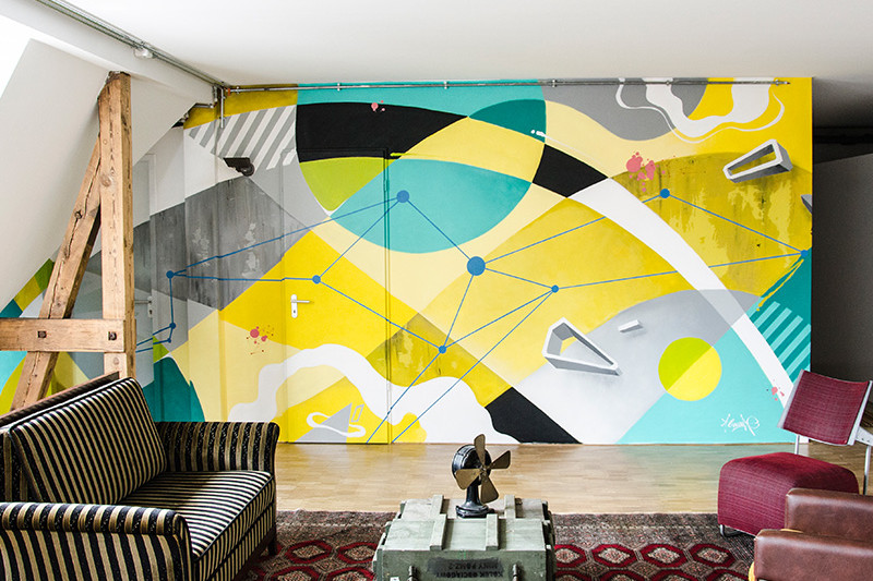 Dubai Design District, street art, graffiti