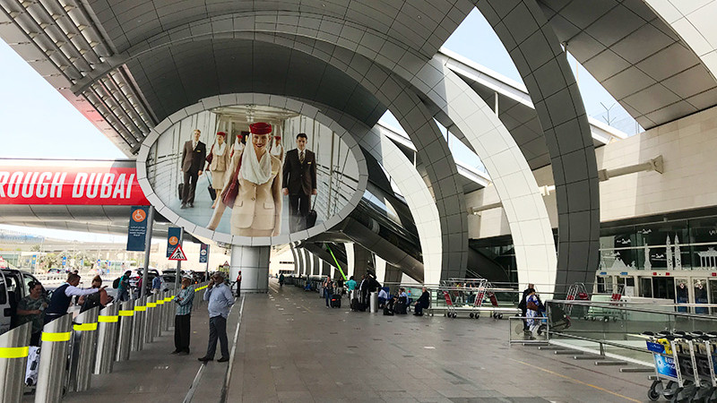 spectacular, architecture, Dubai, Airport