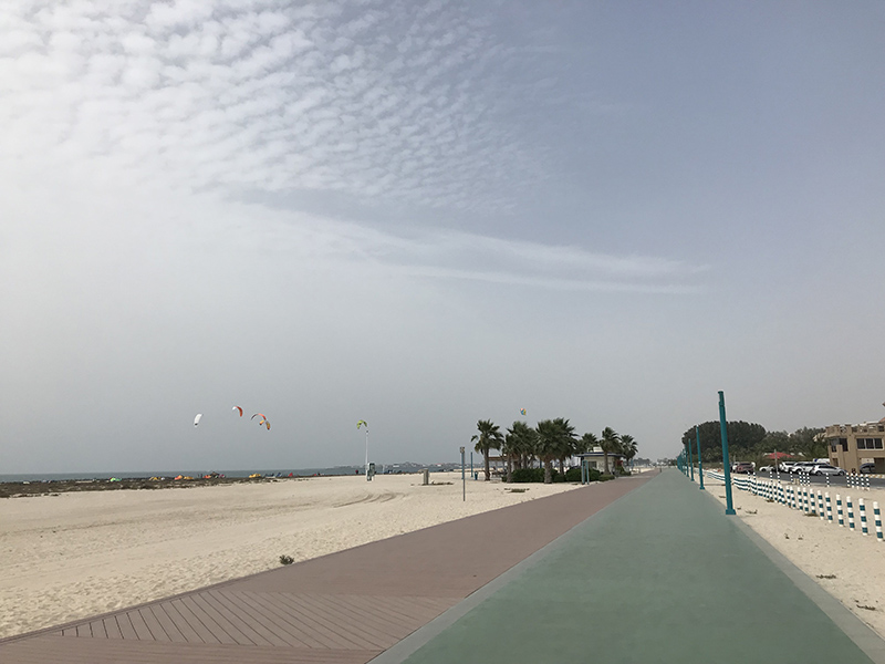 Sea, Border, Dubai, Jogging, Footing