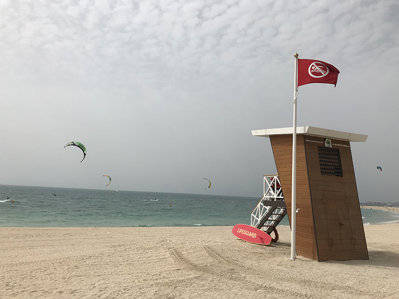 Dubai, beach, lifeguard, UAE, sea