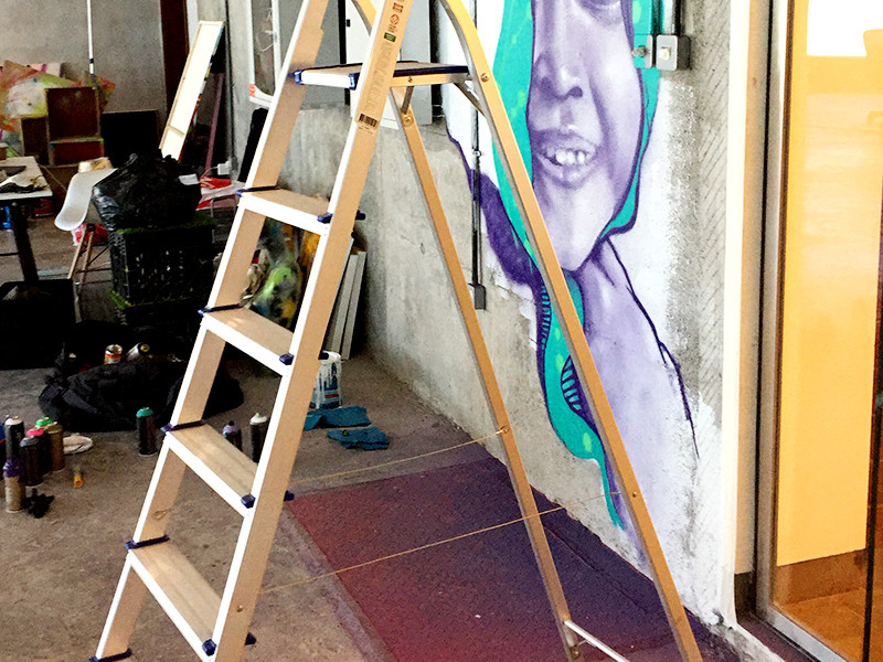 Dubai, colors, graffiti, art