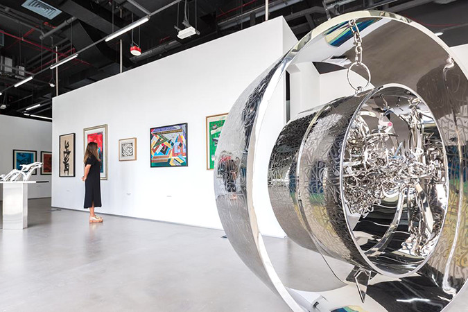 Mattar Ben Lahej, exhibition, gallery, Art, Dubai, District, Culture, United Arab Emirates, Calligraphy