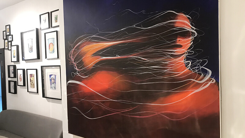 figurative, canvas, art, characters, abstract, Mattar Ben Lahe, Dubai, United arab Emirates, Abu Dhabi