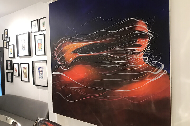 figurative, canvas, art, characters, abstract, Mattar Ben Lahe, Dubai, United arab Emirates, Abu Dhabi