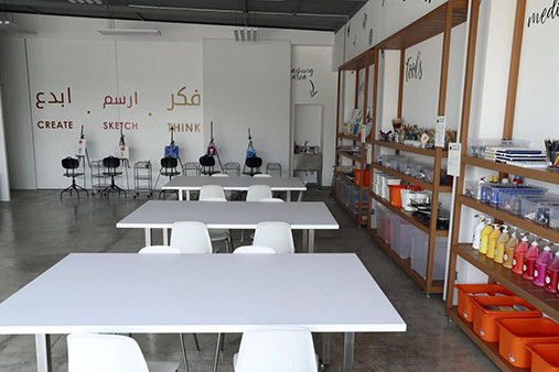 Dubai, studio, design, art, sculpture, paint, artists