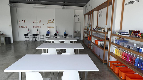 Dubai, studio, design, art, sculpture, paint, artists