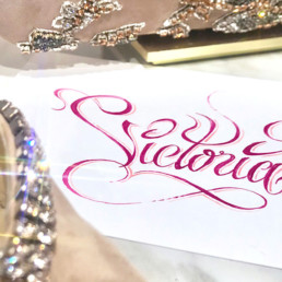 Victoria, calligraphy, Jimmy Choo, Luxury, Art, Lettering, hand lettering