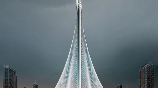 Dubai, Creek, Tower, tallest, World, record, Abu Dhabi, Middle East