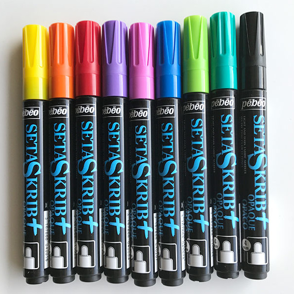 Pebeo, SetaSkrib+, Markers, fabric,