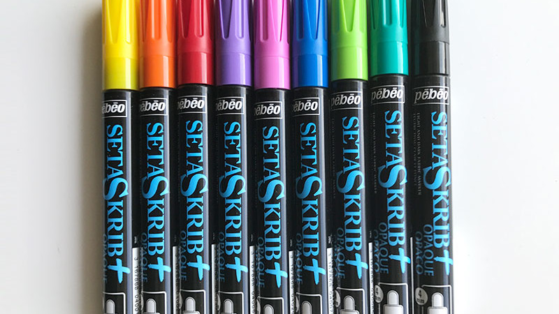 Pebeo, SetaSkrib+, Markers, fabric,