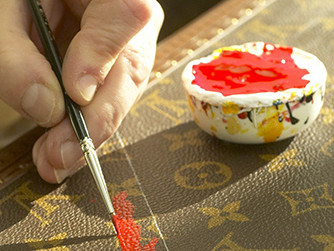 Leather good, personalizing, custom, art