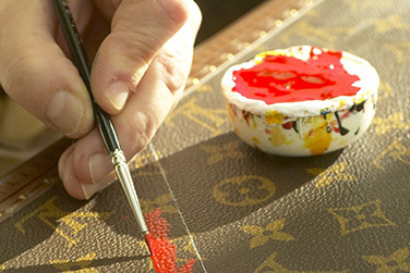 Leather good, personalizing, custom, art