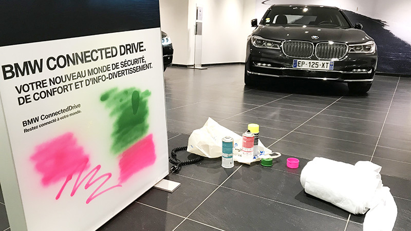 tarp, testing, graffiti, street art, bmw, spray paint, bombs