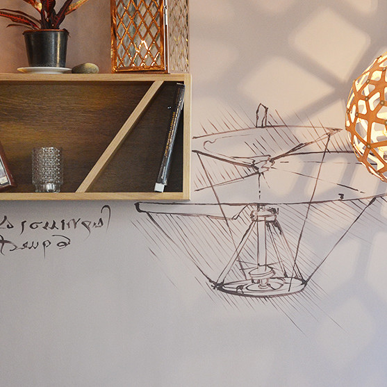 Luruxy, restaurant, dubai, Palm Jumeirah, street art, graffiti, brush, art