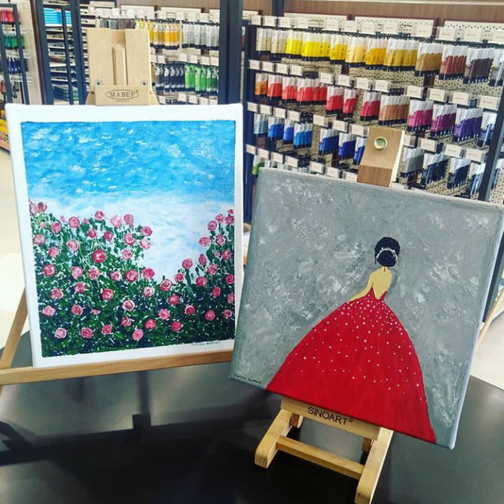 Acrylic, canvas, dubai, art, graffiti, street art