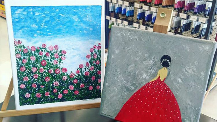 Acrylic, canvas, dubai, art, graffiti, street art