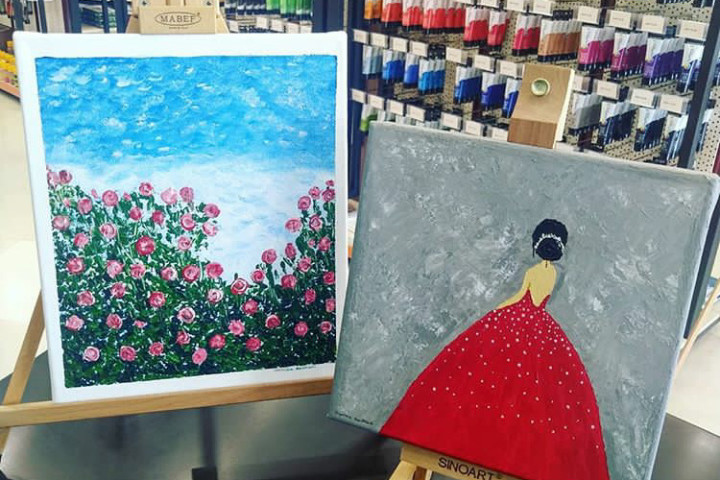 Acrylic, canvas, dubai, art, graffiti, street art