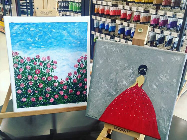 Acrylic, canvas, dubai, art, graffiti, street art