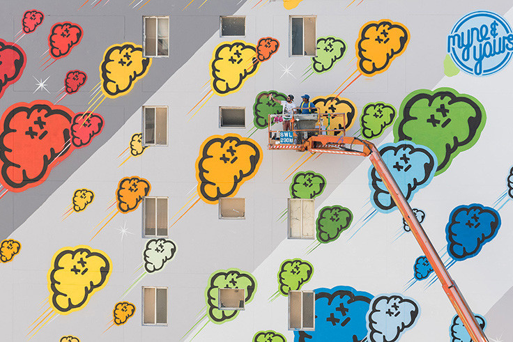 Street Art, Graffiti, production, Dubai, painting