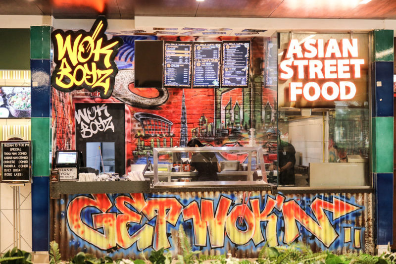 Asian Street Food Wok Boyz, dubai, decoration, wall, outdoor