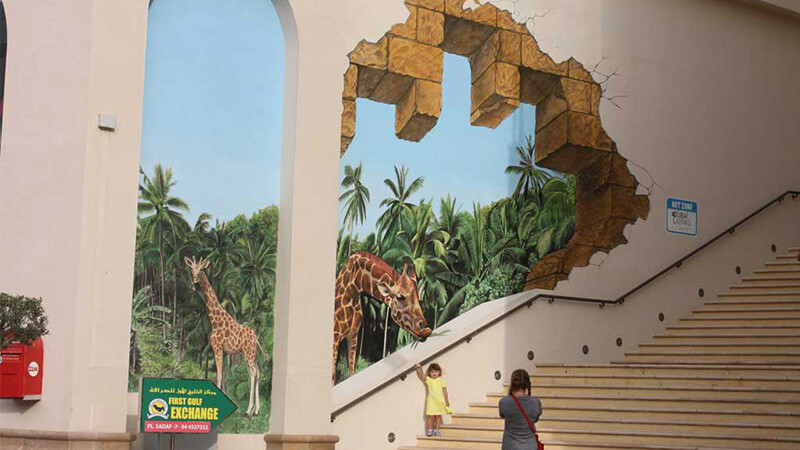Graffiti, Street Art, illusion, Dubai, Abu Dhabi